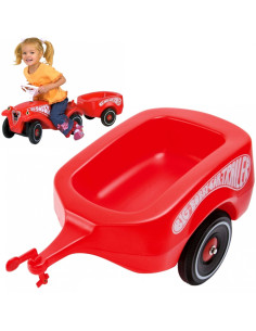 BIG Przyczepka do jeździka Bobby Car czerwona