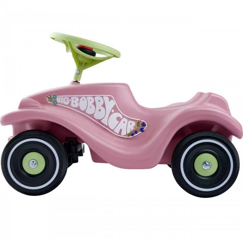 BIG Bobby Car Classic gėlių Ride-on Rožinė