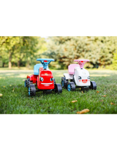 FALK Traktorek Rainbow Biały z Przyczepką od 1 roku 2