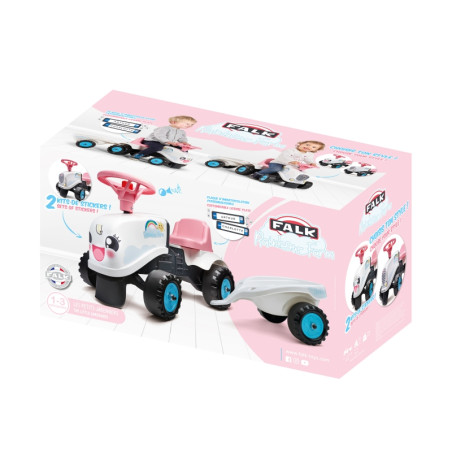 FALK Rainbow traktorius baltas su priekaba nuo 1 metų