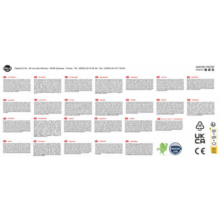 FALK Rainbow traktorius baltas su priekaba nuo 1 metų