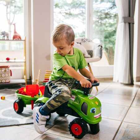 FALK Traktorek Baby Claas Zielony z Przyczepką + akc. od 1 roku FALK Traktorek Baby Claas Zielony z Przyczepką + akc. od 1 roku