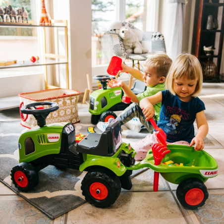 FALK traktorius Baby Claas Green su priekaba + akc. nuo 1 metų FALK traktorius Baby Claas Green su priekaba + akc. nuo 1 metų