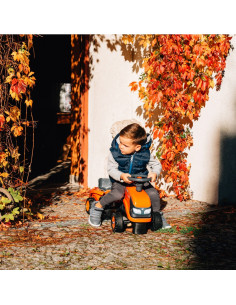 FALK Traktorek Kubota Pomarańczowy z Przyczepką + akc. od 1 roku 2