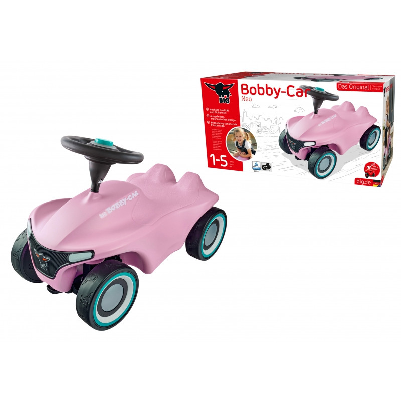 BIG Pink Bobby Car Neo Pink Ride-On For Kids