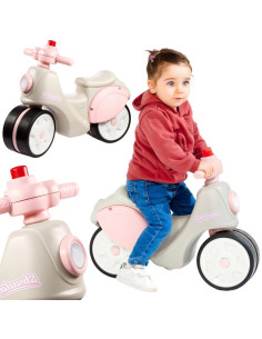 FALK Ride-on Motoroleris Strada Retro Girl Silent padangos nuo 1 metų