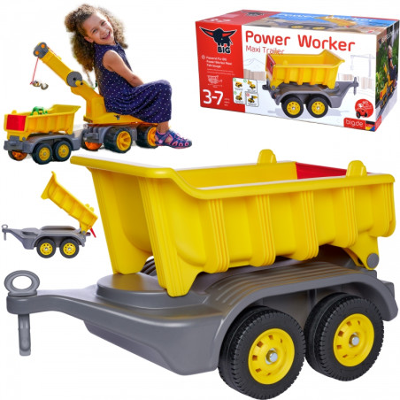 BIG Ride-on Trailer Power Worker Maxi kilnojamoji platforma BIG Ride-on Trailer Power Worker Maxi kilnojamoji platforma