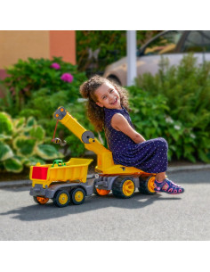 BIG Ride-on Trailer Power Worker Maxi kilnojamoji platforma 2