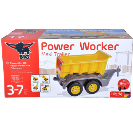 BIG Ride-on Trailer Power Worker Maxi kilnojamoji platforma BIG Ride-on Trailer Power Worker Maxi kilnojamoji platforma