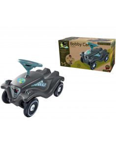 BIG Bobby Car Classic Eco Ride-on dviratis su Horn Grey