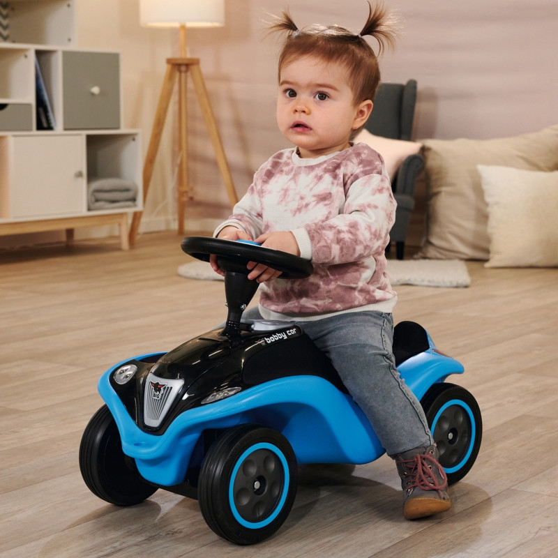 BIG Next Blue Bobby automobilis su garso signalu ir žibintais