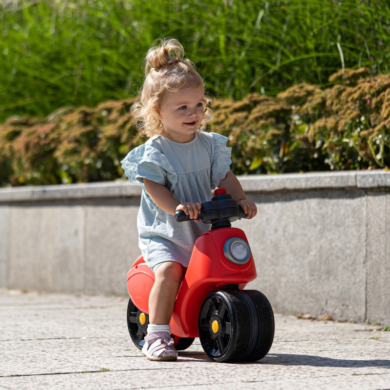 FALK Važiuojamasis paspirtukas Strada Scooter Red Silent padangos nuo 1 metų