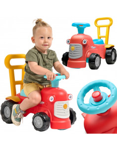 Vaikiškas traktorius FALK Maurice, raudonas