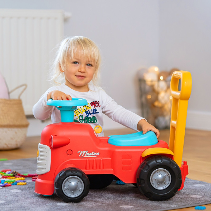 Vaikiškas traktorius FALK Maurice, raudonas