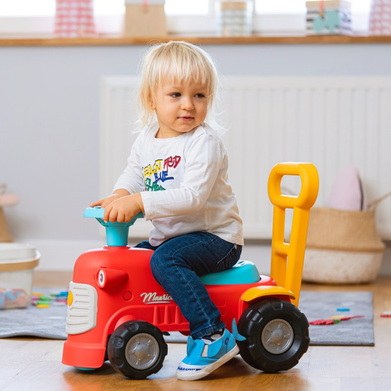 Vaikiškas traktorius FALK Maurice, raudonas