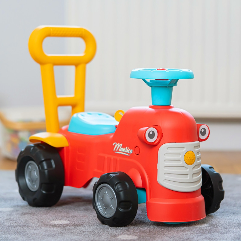 Vaikiškas traktorius FALK Maurice, raudonas