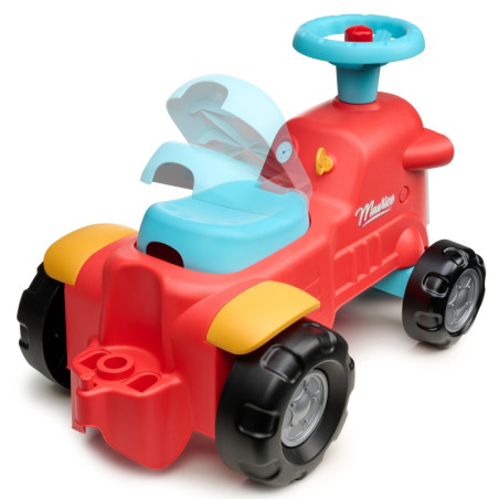 Vaikiškas traktorius FALK Maurice, raudonas
