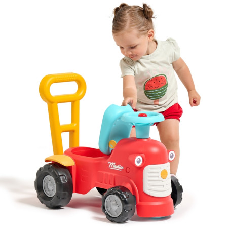 Vaikiškas traktorius FALK Maurice, raudonas