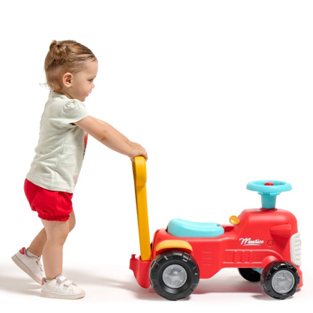 Vaikiškas traktorius FALK Maurice, raudonas