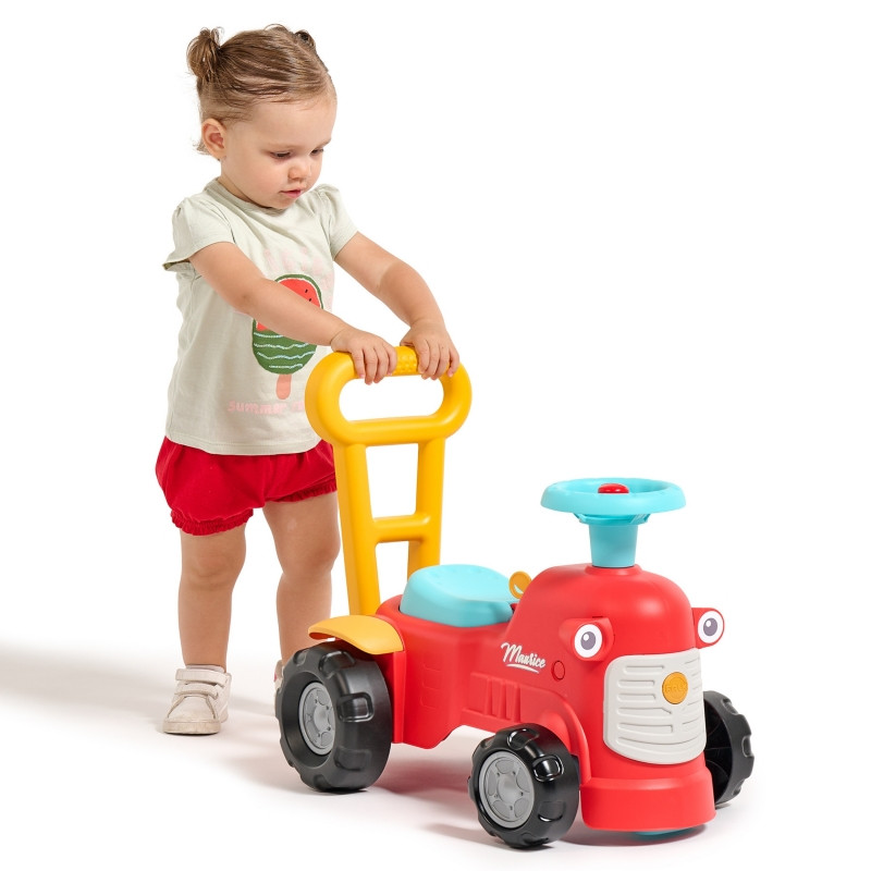 Vaikiškas traktorius FALK Maurice, raudonas