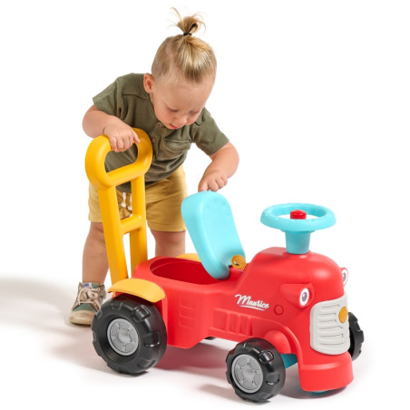 Vaikiškas traktorius FALK Maurice, raudonas