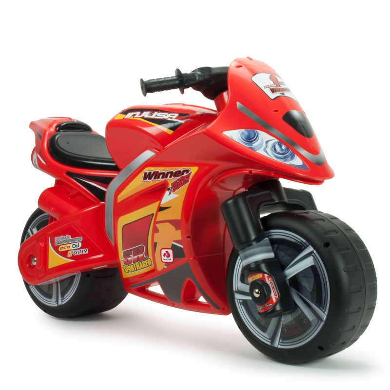 INJUSA Ride-on Pusher Race Bike Winner 750 sx Red