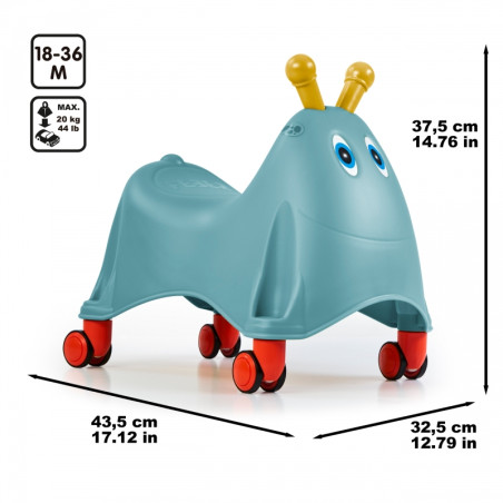 FEBER Ride-on Pushher Casual Walker 360° pasukami ratai 1+ FEBER Ride-on Pushher Casual Walker 360° pasukami ratai 1+