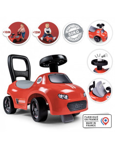 Smoby Raudonas Ride-On su garso signalu 2