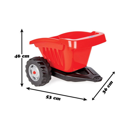 WOOPIE savivarčio priekaba ACTIVE TRAILER Red 35 kg WOOPIE savivarčio priekaba ACTIVE TRAILER Red 35 kg
