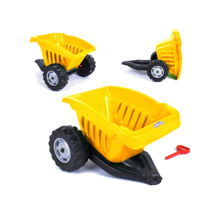 WOOPIE Priekaba ACTIVE TRAILER Geltona 35 kg WOOPIE Priekaba ACTIVE TRAILER Geltona 35 kg
