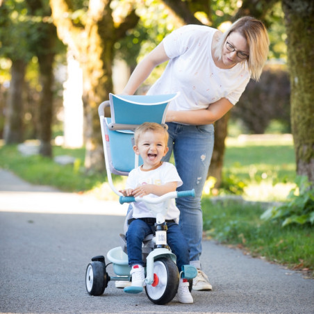 SMOBY triratukas Baby Balade plus mėlynas SMOBY triratukas Baby Balade plus mėlynas