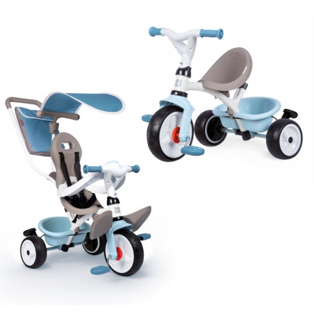 SMOBY triratukas Baby Balade plus mėlynas SMOBY triratukas Baby Balade plus mėlynas