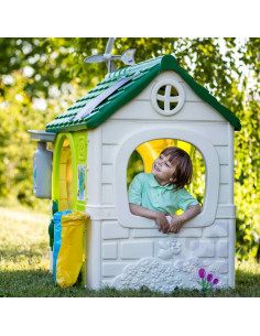 FEBER Eco Garden House Feeder Waste Segregation Imitation Solar Panel 2