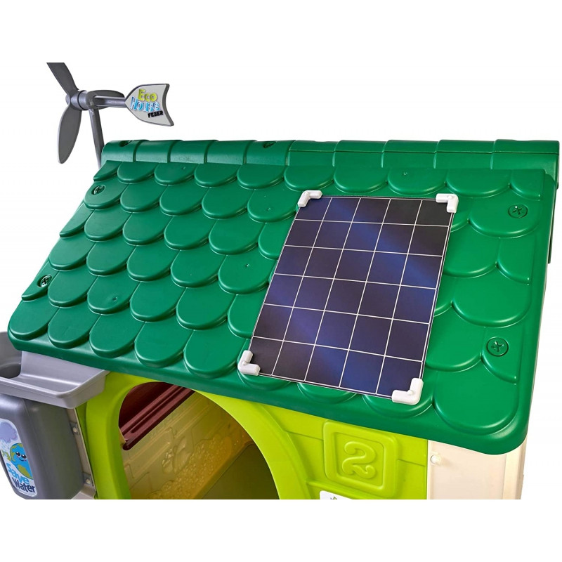 FEBER Eco Garden House Feeder Waste Segregation Imitation Solar Panel