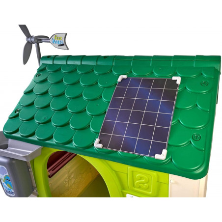 FEBER Eco Garden House Feeder Waste Segregation Imitation Solar Panel