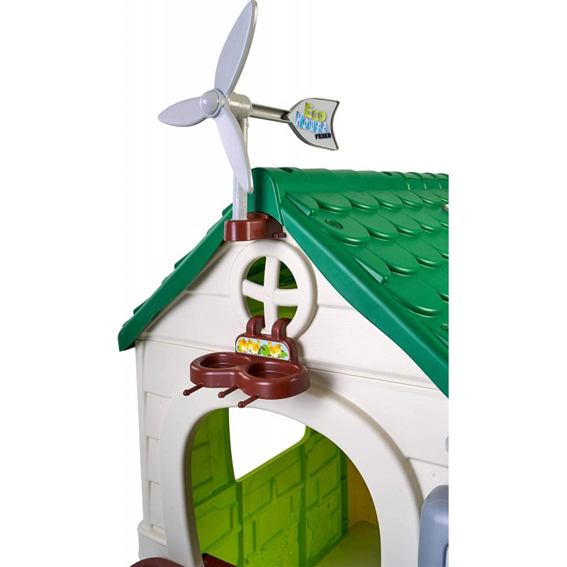 FEBER Eco Garden House Feeder Waste Segregation Imitation Solar Panel