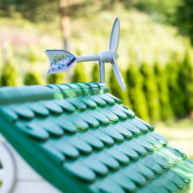 FEBER Eco Garden House Feeder Waste Segregation Imitation Solar Panel