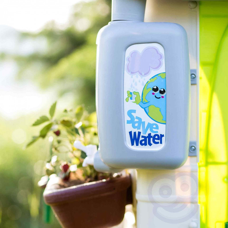 FEBER Eco Garden House Feeder Waste Segregation Imitation Solar Panel