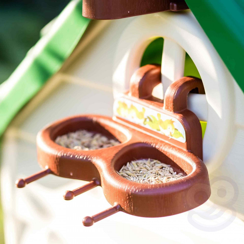 FEBER Eco Garden House Feeder Waste Segregation Imitation Solar Panel