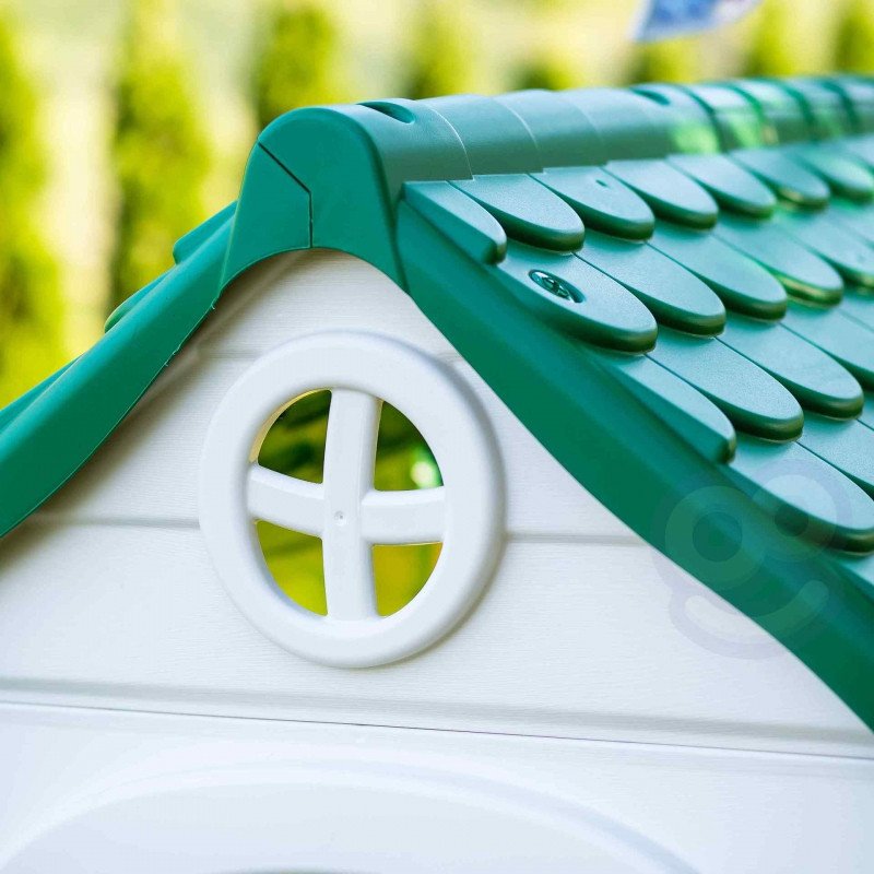 FEBER Eco Garden House Feeder Waste Segregation Imitation Solar Panel