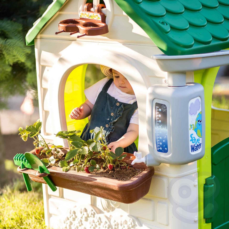 FEBER Eco Garden House Feeder Waste Segregation Imitation Solar Panel