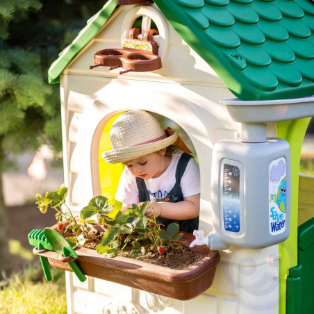 FEBER Eco Garden House Feeder Waste Segregation Imitation Solar Panel