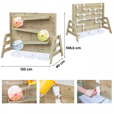 CLASSIC WORLD EDU Wooden Water Play Wall