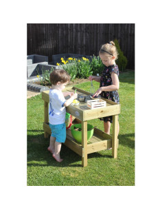 CLASSIC WORLD EDU Drewniany Blat Kuchenny Szafka na Akcesoria Kuchenne Plac Zabaw 2