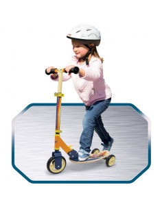 SMOBY Hulajnoga Trójkołowa Cars Auta Drewniana 2