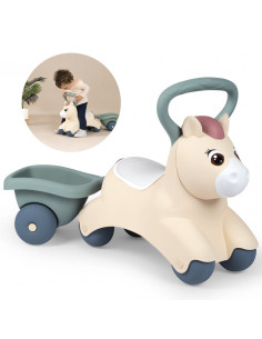 SMOBY Little Pirmasis Ride-On Pony Ride-On Pony su priekaba