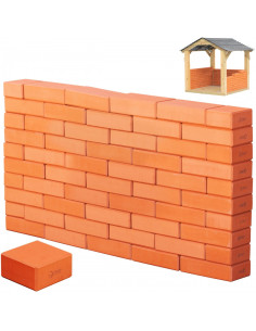 CLASSIC WORLD EDU Mega Klocki Konstrukcyjne Cegiełki EVA Miękkie do Budowania 55 szt.