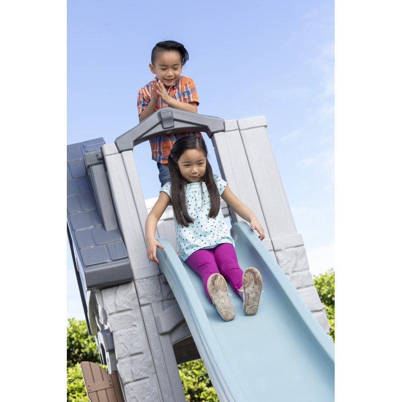 ШАГ 2 Домик-замок, детская игровая горка 2 в 1