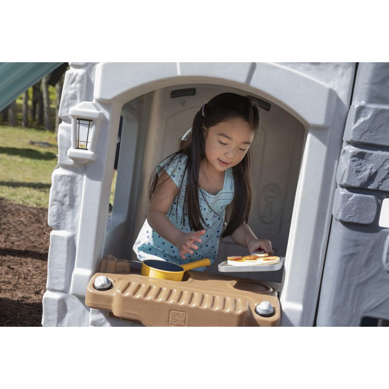 ШАГ 2 Домик-замок, детская игровая горка 2 в 1