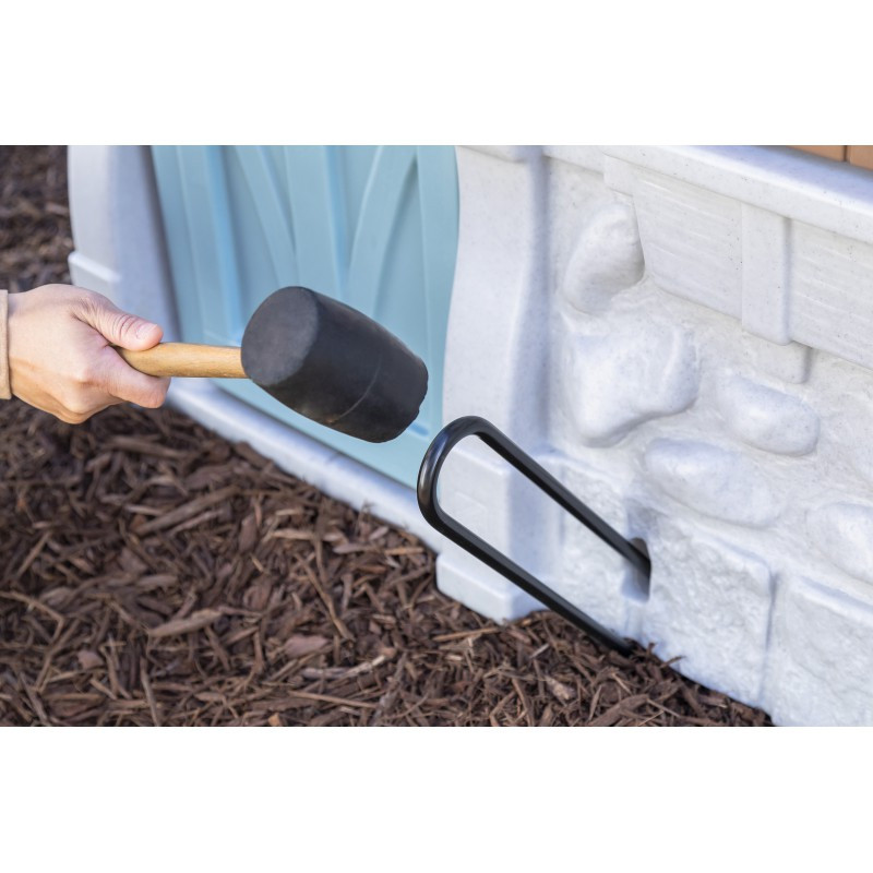 ШАГ 2 Домик-замок, детская игровая горка 2 в 1